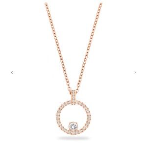Swarovski  Constella pendant White, Rose gold-tone plated